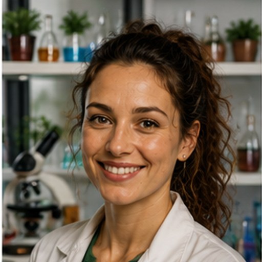 Dóra tanárnő — Biológia AI tanár portréja